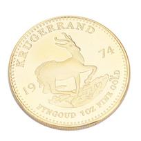 Pietų Afrika Saudo Afrika Krugerrand auksinė moneta Paul Kruger kolekcinės monetos beige