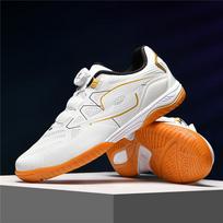 2026 Professional Table Tennis Shoes: Breathable, Wear-Resistant, High-End Competition Shoes with Rotary Buckle for Men & Women 38