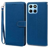 „Honor 70 Lite 5G“ dėklas, prabangus, magnetinis, odinis, piniginės formos telefono dėklas, skirtas „Honor 70 Lite“ (Honor 70 Lite 5G), silikoninis, skirtas „Honor 70 Lite 5G“. for Honor 70 Lite blue