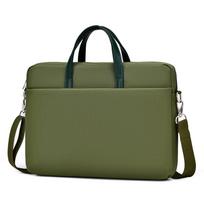 Laptop Bag 13.3 14 15.6 17 Inch Notebook Bag Sleeve For Macbook Air Pro 16 Case Xiaomi Shoulder New Waterproof Briefcase For 13-13.3 inch žalia