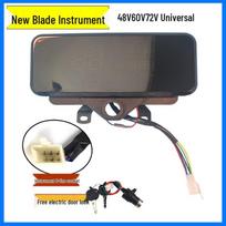 Universalus elektrinis triratis LCD prietaisų skydelis: 48V/60V/72V Spidometras ir Baterijos matuoklis.