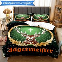 3PCS Jägermeister: The Spirit Of Tradition Bedding Set 2D Printing (Includes 1 Duvet Cover + 2 Pillowcases Coreless), Bedroom decor,Fan gift 140cmx210cm