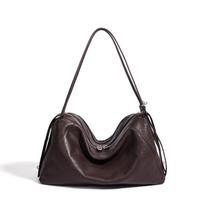 2026 New Korean Simple Lazy Wind Shoulder Bag Slack Tote Bag Niche Design Pillow Bag Women's Bag
