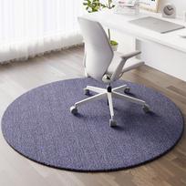 2026 New Round Carpet - Easy To Clean Living Room Armchair Silent Study Chair Gaming Room Flok, Floor Mat Home Decoration 60X60CM (2X2FT gray