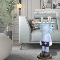 Kaws didelis meškinas ornamentas: Madingas Šiaurės šalių lengvojo prabangos svetainės dekoras ir įkurtuvių dovana Default white