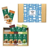 Starbucks coffee gift ice cafe latte stick assortment 5 types 10 servings perfect days latte. gray
