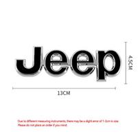 1 vnt. 3D metaliniai lipdukai Automobilio kėbulo bagažinės lipdukas Jeep Wrangler Grand Cherokee Avenger Compass Wagoneer Gladiator Renegade Patriot
