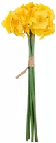 Home4You Dirbtinė gėlė „FLOWERLY“, 40 cm, 6 vnt. narcizų puokštėje, geltoni