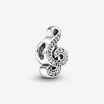 925 sterlingo sidabro pakabukų karoliukai, originalios muzikos natos, fortepijono ausinių pakabukas, tinkantis „Pandora“ apyrankei, karoliai, „pasidaryk pats“ papuošalai moterims gray