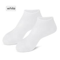 Silikoninės gelio drėkinimo kojinės Aloe Socks Pedikiūro kojinės, skirtos išsausėjusioms įtrūkusioms pėdoms, kulnams ir minkštinančioms šiurkščią bei negyvą odą balta