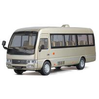 „Toyota Coaster Bus“ modelis, 1/24 mastelio žaisliniai automobiliai, berniukams ir vaikams, dovanos. 1/24-Size:20.5*5*8cm auksas