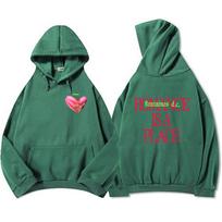 Romantika Yra Vieta Hoodies Roko Grupės Fontaines Megztiniai Žieminiai Su Gobtuvu Streetwear Hip Hop Grafiniai Hoody XL blue