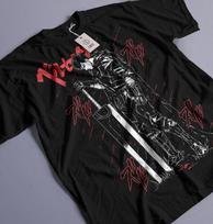Berserk Guts Shirt Skull Knight 90s T-Shirt Gatsu Anime Gift shirt All Sizes 4XL black