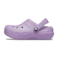 Crocs Classic Lined Casual Comfortable Warm Kids Clogs Kids clogs Purple 207010-5PR 38-39 gray