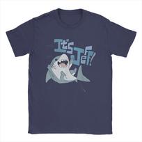 Men T-Shirts Marvel-Rivals PVP Jeff the Land Shark Fashion Cotton Tees Short Sleeve Cartoon Cute T Shirt merchandise Plus Size 2XL gray