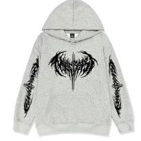 Rapper Narcissist Opium Carti Ken Carson Logo Graphic Hoodie Men Women Harajuku Hip Hop Hoodies Fashion Oversized Sweatshirt Y2k M gray