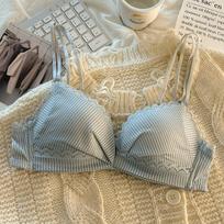 Sexy Girls Simple Bras Backless Underwear For Women Sexy Brassiere Fashion Women's Bras Inner Tops 34/75AB pilka