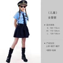 Children's doctor acting costume cos kindergarten role-playing costume chef nurse costume performance halloween space suit S 110cm black