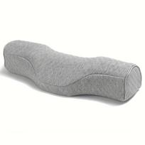 Relieve neck discomfort cervical pillow, head massager pillow 45x15x10cm šviesiai pilka spalva