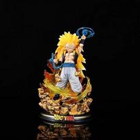 Dragon Ball Z Son Goku SSJ3 Figure Future Trunks Figurine 26CM Pvc Action Figures GK Statue Collection Model Toys brown