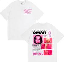 Omar Courtz Primera Musa Pattern Tshirt Mens Hip Hop Fashion Tshirt Harajuku Casual Breathable Comfortable Pure Cotton Top S pink