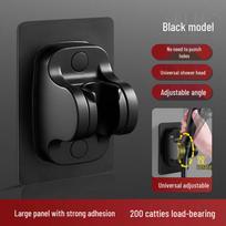 High-Pressure Massage Shower Head, Six-in-One for Strong Water Flow gray