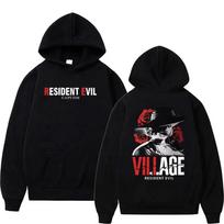 2026 Resident Evil 4 Print Hoodie Men Women Fashion Fleece Cosplay Pullover Sweatshirt Vintage Oversized Long Sleeve Casual Hoodies XXXL juoda