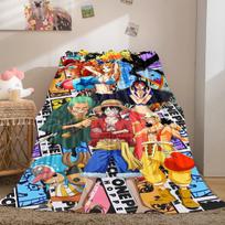 Vienas Gabalas Anime Prabangus Flanelinis Lengvas Antklodė Namų Dekoras Sofa Lova Kelioninis Užvalkalas Šeimos Dovana LXR148 75x90cm