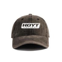 HOYT Lankininkystė Medžiotojo Lankai Vasarinė Beisbolo Kepuraitė Nusidėvėjusios Tėčio Kepurės Unisex Lauko Reguliuojamos Kepurės Moterims Unisex MZ094 black