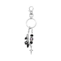 Safety Pin Keychain Bag Charms Car Keyrings Bag Charms Accessories for Purse Backpack Decorations Valentines Day Gifts white