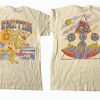 70#039s80#039s Led Zeppelin Roko grupė Retas dizainas Perdirbtas smėlio spalvos marškinėliai NH25487 Unisex marškinėliai L gray