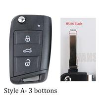 Automobilio raktų pakabuko dėklas Korpusas Volkswagen Vw Golf 7 4 5 Mk7 Mk4 6 Tiguan Gti Skoda Octavia A7 Seat Leon Ibiza Altea black