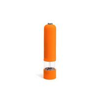 Electric Salt Abs Spice Herb Pepper Mill Grinder Kitchen Gourmet Light With oranžinė