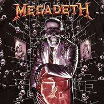 Megadeth AOP Countdown To Extinction VTG 1991 Sz.L Metal 90s Band Shirt REPRINT Unisex T-Shirt XXXL gray