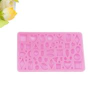 Brangakmenių deimantų šokolado silikono formavimo „pasidaryk pats“ fondant pyragas, skirtas kepimo įrankiams pink