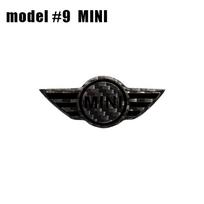 1 vnt. Automobilio stiliaus vairo emblemos lipdukai MINI Cooper One S JCW Countryman R50 R52 R53 R55 R56 F54 F55 F56 F60 gzpxv22