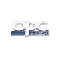 3D Metalo OPC LINE Emblema Automobilio Šoninis Sparnas Galinis Ženklelis Priekinės Grotelės Lipdukas OPEL Zafira b Corsa d Insignia Mokka Regal Astra G Wf1