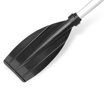 2pcs Paddle Leaf Oar Lightweight Thickened Kayak Attachment Canoe Paddle Leaf Oar Replacement Accessories black