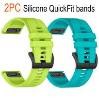 QuickFit 26mm 22mm 20MM Sports Silicone Watch Band For Garmin Fenix 8 E 47mm 51mm 7X 7 Pro 6 6X/Epix Gen 2/Enduro 3 Strap Bracelet 20mm Quick fit yellow