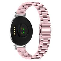 Suderinamas su Garmin Lily 2 laikrodžio apyranke Metalinė Klasikinė Nerūdijančio Plieno Pakeičiama Juosta Suderinama su Garmin Lily2 Apyrankėmis Lily 2 Active rožinė