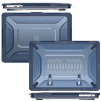 Transparent TPU Shockproof Case MacBook Air 13.6 Inch M1 M2 M3 A2681 Black Gray Blue Rose Gold MacBook Pro 13-inch 20182020, 2022 mėlyna
