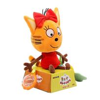 Russian Three Little Kittens Tpnkota Action Figure Toys Cartoon Anime Happy Cats Plush Toy Cartoon  Figure Child Christmas Gifts orange