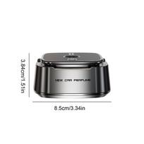 15ml Car Ultrasonic Atomizer Aroma Diffuser Aromatherapy Car Freshener Auto Long-lasting Concentration Smart Fragrance gray