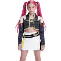 Demonų Medžiotojai KPOP Merginos Helovino Suknelė Rumi Zoey Mira Cosplay Kostiumas 160cm black