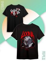T-Shirt Hell Boss Loona Helluva Boss Gothic Anime L white