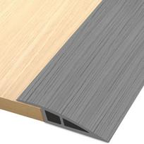 Kilimo ir plytelių grindų pereinamoji juosta Lipni daliklio juosta Plokščia mygtuko juosta Durų angai Grey Wood Grain