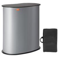 VEVOR Nešiojama parodų podiumo stalas, 90 × 49 × 94 cm, Reklaminis parodos prekystalio stovas, Palapinė mugė su sienelėmis 90 x 49 x 94 cm