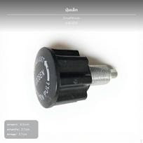 Spin Bike Adjustment Screw, Fitness Locking Knob, Black M16 gray