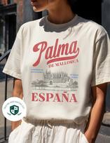 Palma de Mallorca, Ispanija Comfort Colors medvilninis marškinėlis | Santa Maria bazilika | Dovana 100 brown