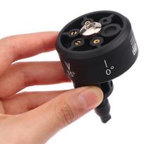 Universalus 6-in-1 reguliuojamas antgalis 1/4 colio aukšto slėgio belaidžiam plovikliui-valikliui 3000Psi purškimo žarnos antgalio adapteris one size black